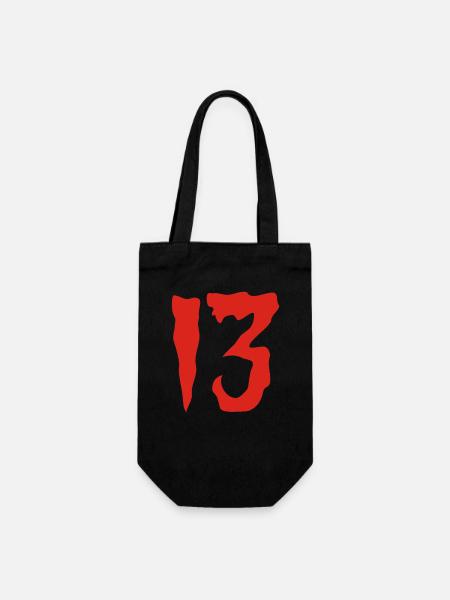 13 - Geschenkbeutel für Flaschen - Schwarz