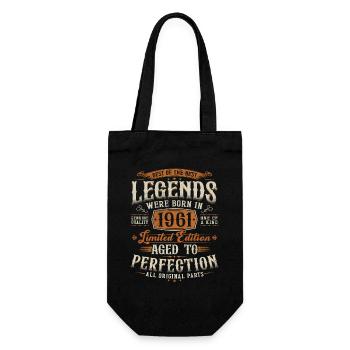 1961 Vintage Born Legends Cadeau d’anniversaire - Sac à bouteille - noir - Devant