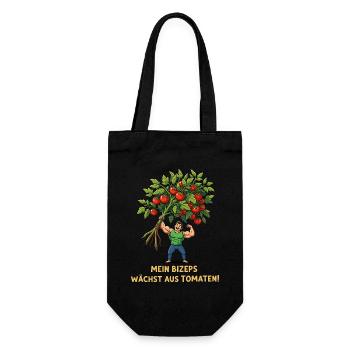Gardening Sportler - Geschenkbeutel für Flaschen - Schwarz - Vorne