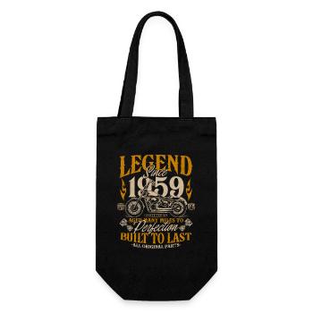 Legend Since 1959 Cadeau d’anniversaire moto - Sac à bouteille - noir - Devant