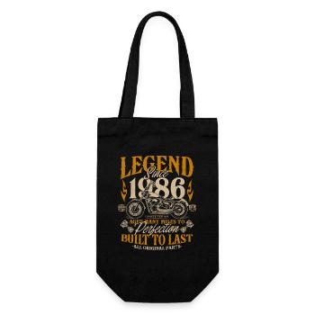 Legend Since 1986 Cadeau d’anniversaire moto - Sac à bouteille - noir - Devant
