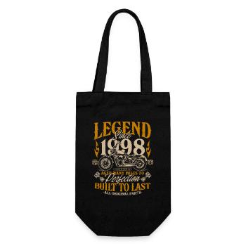Legend Since 1998 Cadeau d’anniversaire moto - Sac à bouteille - noir - Devant