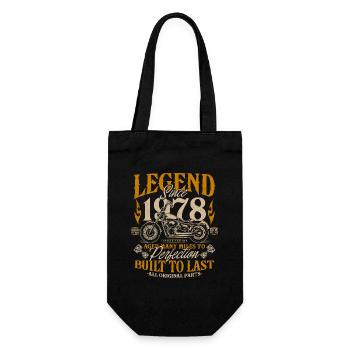 Legend Since 1978 Cadeau d’anniversaire moto - Sac à bouteille - noir - Devant