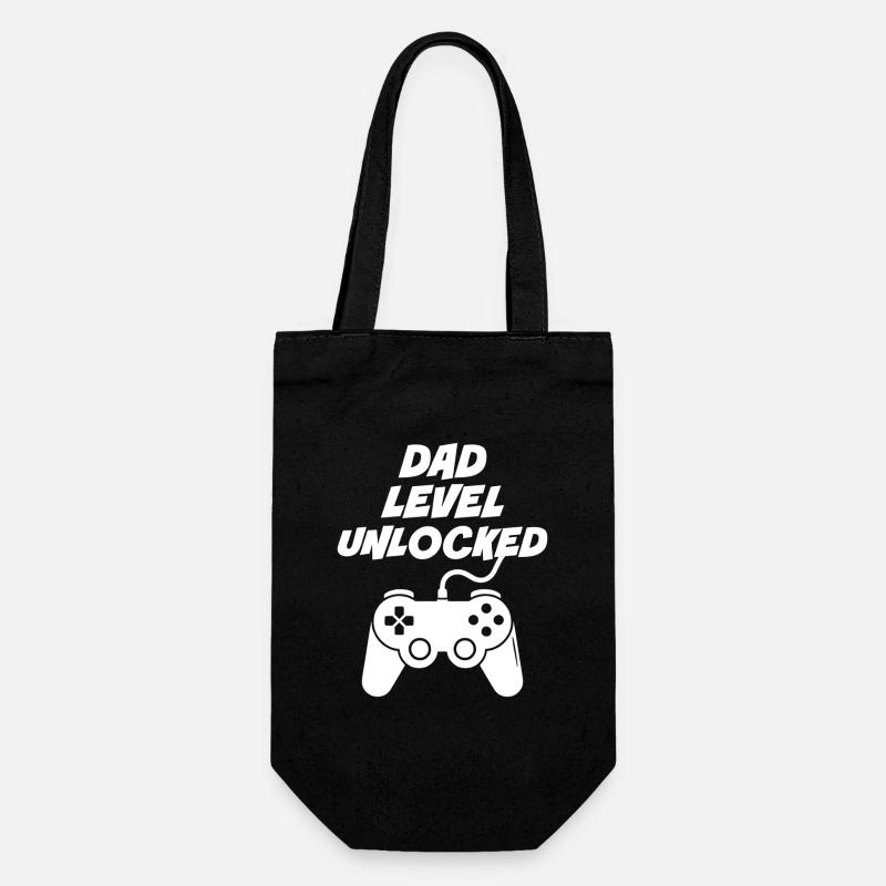 Niveau papa débloqué - Sac à bouteille - noir