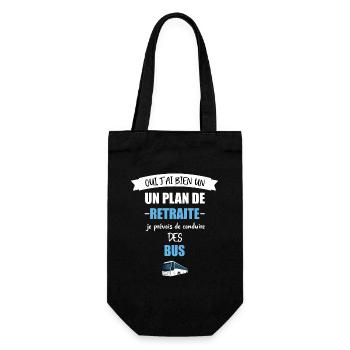 Oui j'ai bien un plan de retraite chauffeur de bus - Sac à bouteille - noir - Devant
