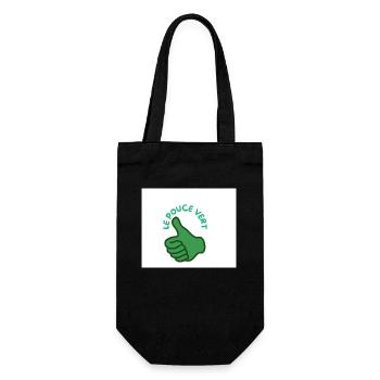 THE GREEN THUMB 1 - Gift Bag for Bottles - black - Front