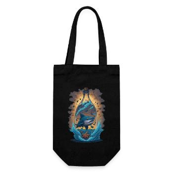 Bouteille de requin - Sac à bouteille - noir - Devant