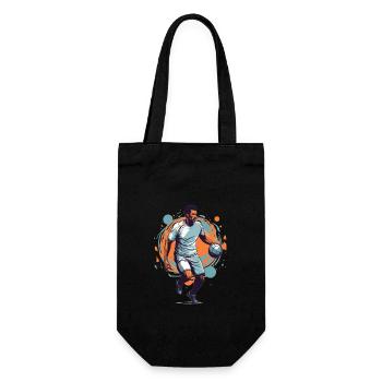 Handballspieler Streetwear Ikonischer Style - Geschenkbeutel für Flaschen - Schwarz - Vorne