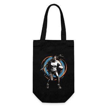 Handball player streetwear Iconic style - Gift Bag for Bottles - black - Front