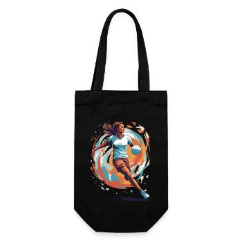 Handball player streetwear Iconic style - Gift Bag for Bottles - black - Front