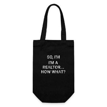 So I m I m a Realtor Now What - Gift Bag for Bottles - black - Front