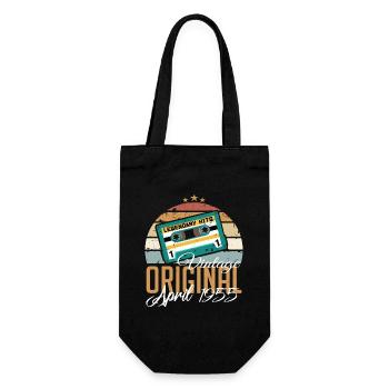 Les Legends sont nés en avril 1955 Cadeau - Sac à bouteille - noir - Devant
