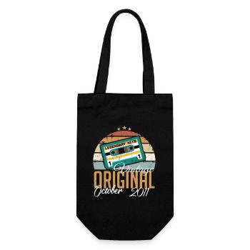 October 2011 Birthday Gift 2011 October - Gift Bag for Bottles - black - Front