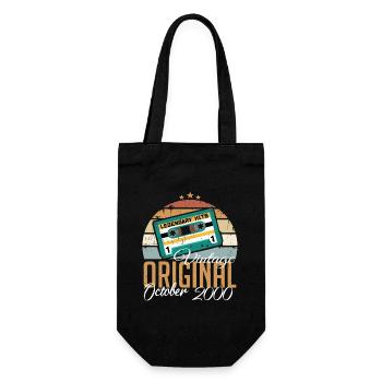 October 2000 Birthday Present 2000 October - Gift Bag for Bottles - black - Front