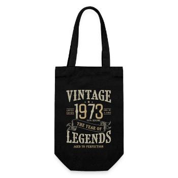 1973 vintage anniversaire born legend 1973 - Sac à bouteille - noir - Devant