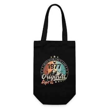 1977 Avril 1977 Anniversaire Avril 1977 Avril - Sac à bouteille - noir - Devant