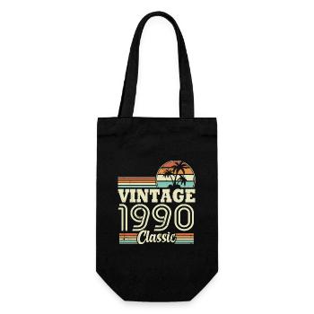 Vintage 1990 Classic, Cadeau D'anniversaire 33 Ans - Sac à bouteille - noir - Devant