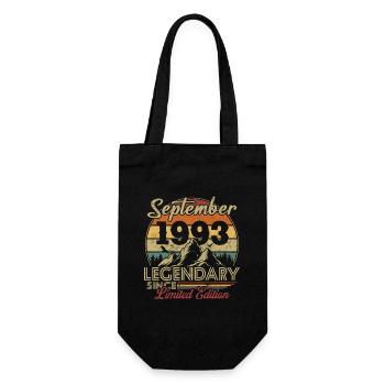 Vintage Retro September 1993 Geburtstagsgeschenk - Sac à bouteille - noir - Devant