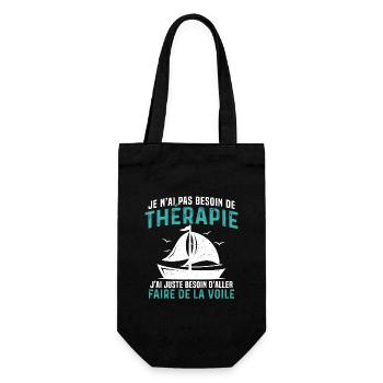 j'ai juste besoin d'aller faire de la voile - Sac à bouteille - noir - Devant