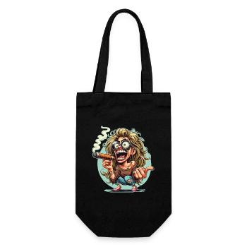 Cigare femme folle - Sac à bouteille - noir - Devant