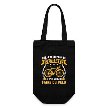 Je prévois de faire du vélo retraité cycliste - Sac à bouteille - noir - Devant