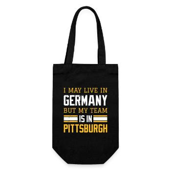 Pittsburgh - Geschenkbeutel für Flaschen - Schwarz - Vorne