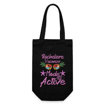 Baccalauréat 2023 Cadeau Réussite Bac Vacances - Sac à bouteille - noir - Devant