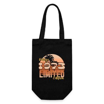 Vintage 1973 Limited Edition - Geschenkbeutel für Flaschen - Schwarz - Vorne