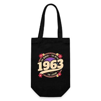Femme 1963 La Légende 60 Ans Anniversaire - Sac à bouteille - noir - Devant
