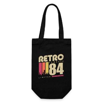 Rétro Classique 1984 Vintage Cadeau d’anniversaire - Sac à bouteille - noir - Devant