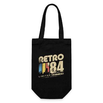 Rétro 1984 Classique Vintage Cadeau d’anniversaire - Sac à bouteille - noir - Devant