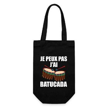 I Can't I Batucada - Humor Music - Gift Bag for Bottles - black - Front