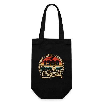 Original 1988 Cadeau Anniversaire 1988 Rétro 1988 - Sac à bouteille - noir - Devant