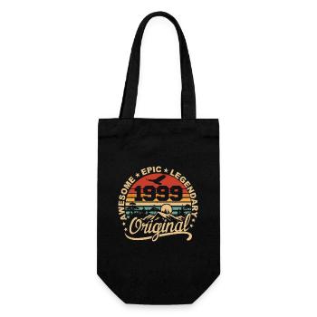 Original 1999 Retro 1999 Geburtstagsgeschenk 1999 - Geschenkbeutel für Flaschen - Schwarz - Vorne