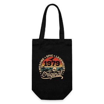 Original 1979 Birthday Gift 1979 Retro 1979 - Gift Bag for Bottles - black - Front