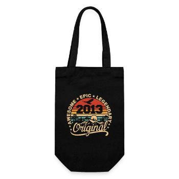 Original 2013 Cadeau Anniversaire 2013 Rétro 2013 - Sac à bouteille - noir - Devant