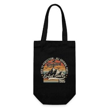 Jahrgang Jahrgang Jahrgang 1985 | Geschenk zum 40-jährigen Jubiläum 1985 - Geschenkbeutel für Flaschen - Schwarz - Vorne