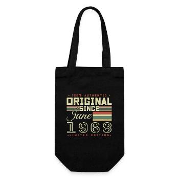 Cadeau Anniversaire Juin 1968, Gift June 1968 - Sac à bouteille - noir - Devant