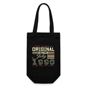 July 1990 Anniversary July 1990 July 1990 - Gift Bag for Bottles - black - Front