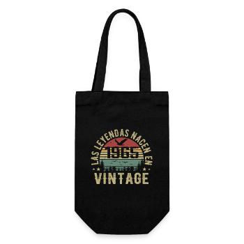 Legenden werden geboren 1965 Geburtstagsgeschenk 1965 - Geschenkbeutel für Flaschen - Schwarz - Vorne
