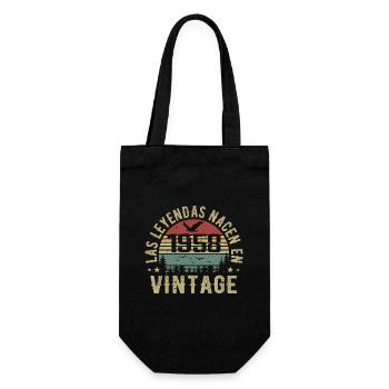 Naissance des légendes 1958 Cadeau d’anniversaire 1958 - Sac à bouteille - noir - Devant