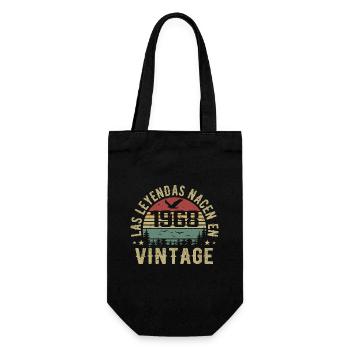 Legenden werden geboren 1968 Geburtstagsgeschenk 1968 - Geschenkbeutel für Flaschen - Schwarz - Vorne