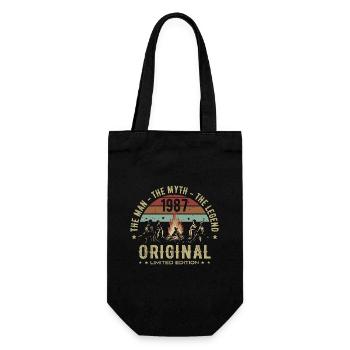 Légendaire Depuis 1987 | 38ème Anniversaire Homme - Sac à bouteille - noir - Devant