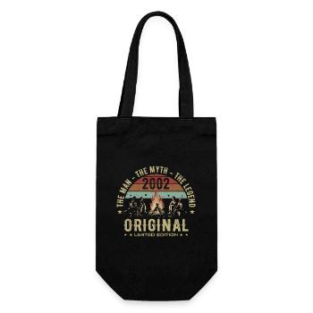 Legendary since 2002 | 23rd Anniversary Men - Gift Bag for Bottles - black - Front