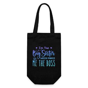 i'm the big sister - Sac à bouteille - noir - Devant
