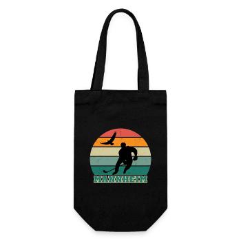 Mannheim, meine Stadt! - Geschenkbeutel für Flaschen - Schwarz - Vorne