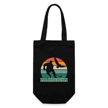 Mannheim, meine Stadt! - Geschenkbeutel für Flaschen - Schwarz - Vorne