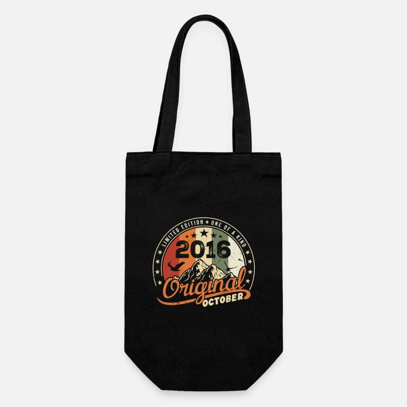 October 2016 Birthday Gift October 2016 - Gift Bag for Bottles - black