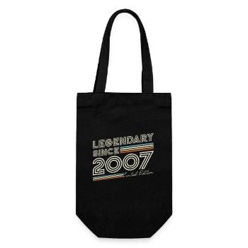 Légendaire depuis 2007 millésime anniversaire - Sac à bouteille - noir - Devant