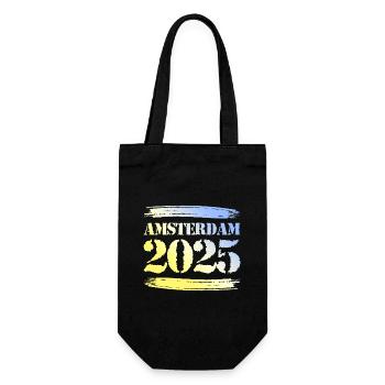 Amsterdam 2025 - Gift Bag for Bottles - black - Front